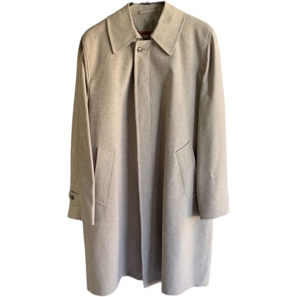 Men’s Trench Dress Coat by Casualcraft 42 R Like New